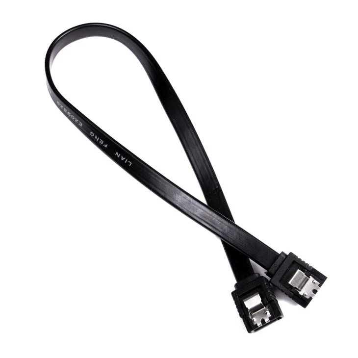 STC 26AWG SATA III 6.0 Gbps 7pin Female To Female Data Cable With Locking Latch For Hdd